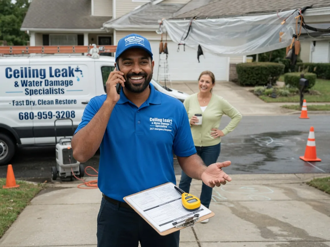 Ceiling Leak Cleanup Panama, IA FAQs